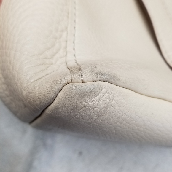 Fossil Cream leather shoulder bag - Picture 12 of 16
